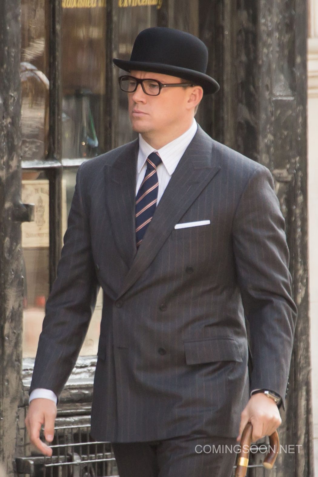 Channing Tatum vestido como un auténtico Kingsman