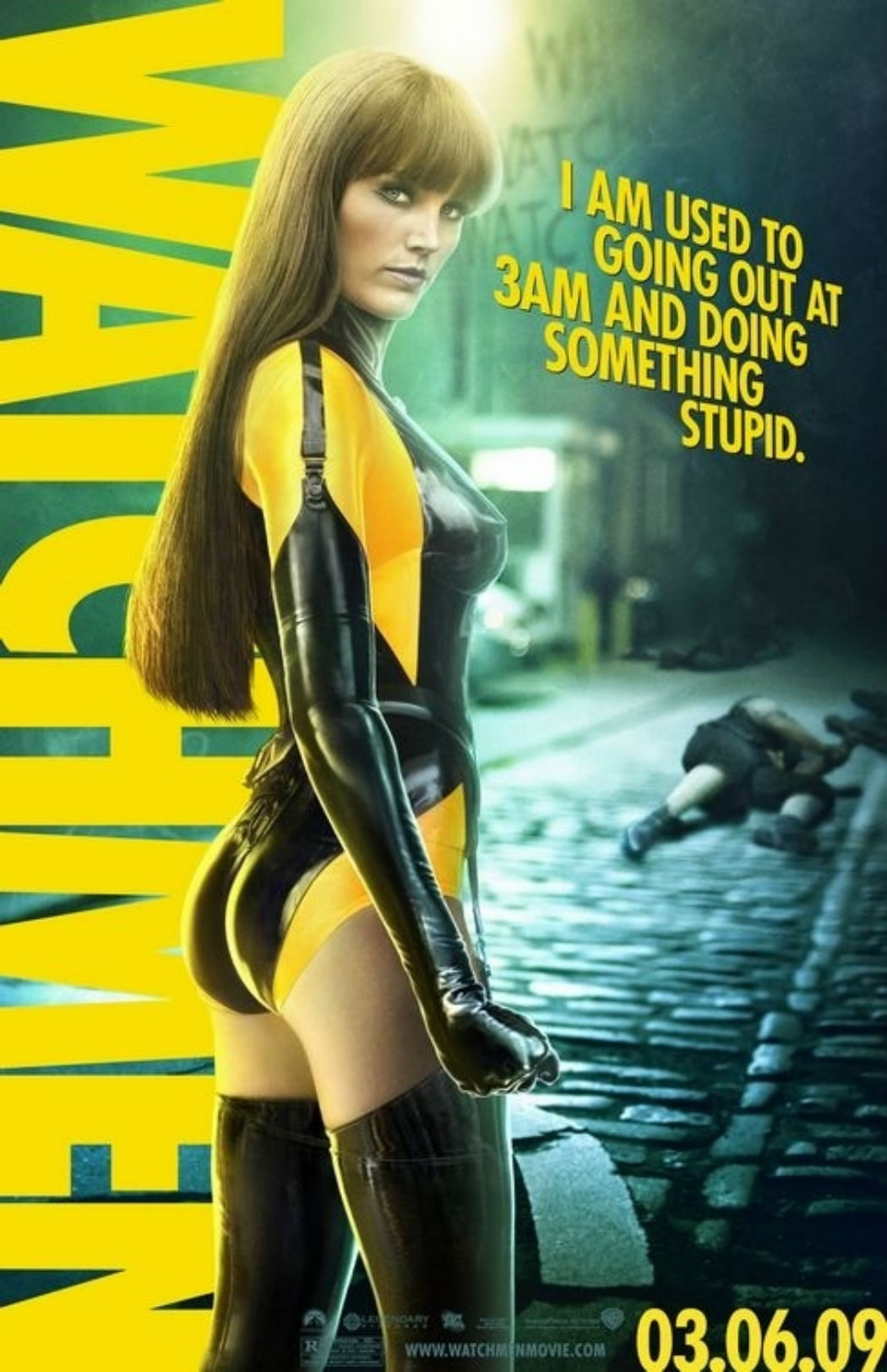 Malin Akerman en 'Watchmen'