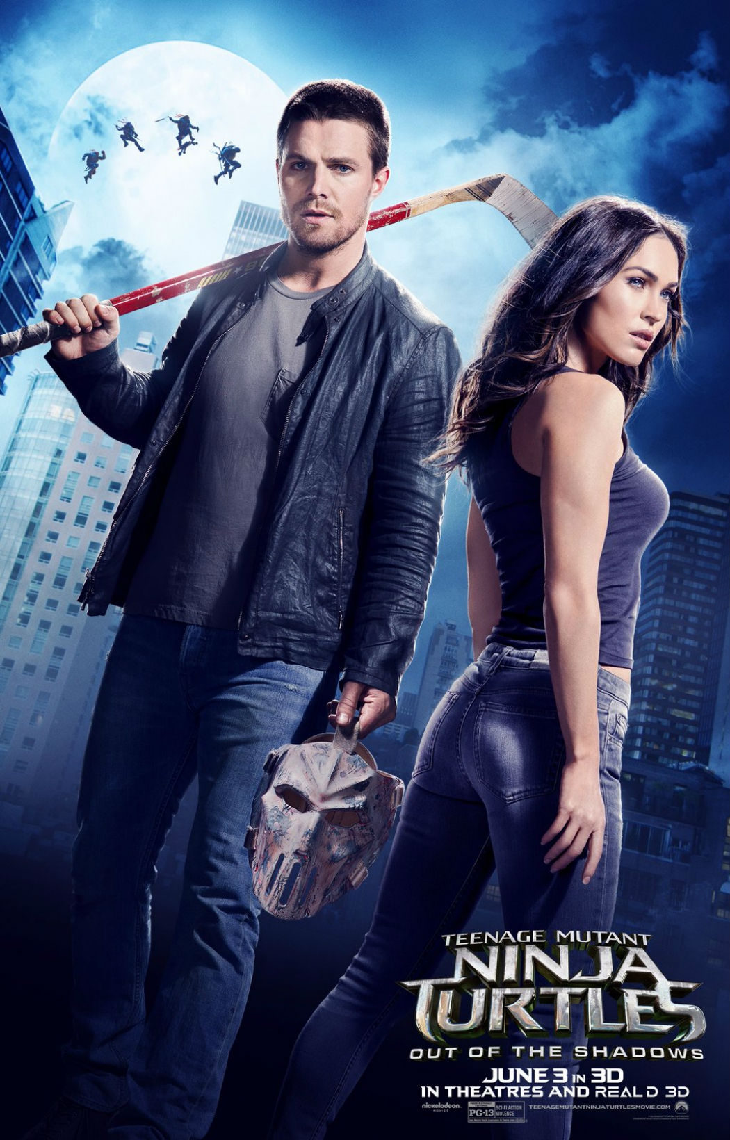 Megan Fox en 'Ninja Turtles: Fuera de las sombras'