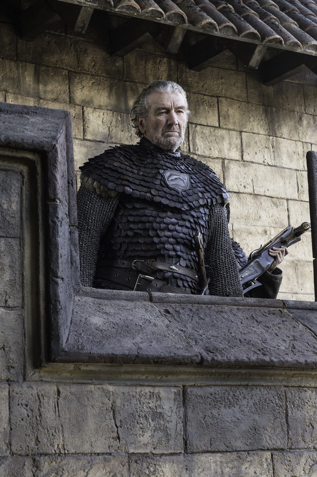 El actor Clive Russell como Brynden Tully, el Pez Negro