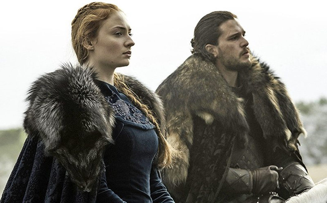 Sansa y Jon Snow