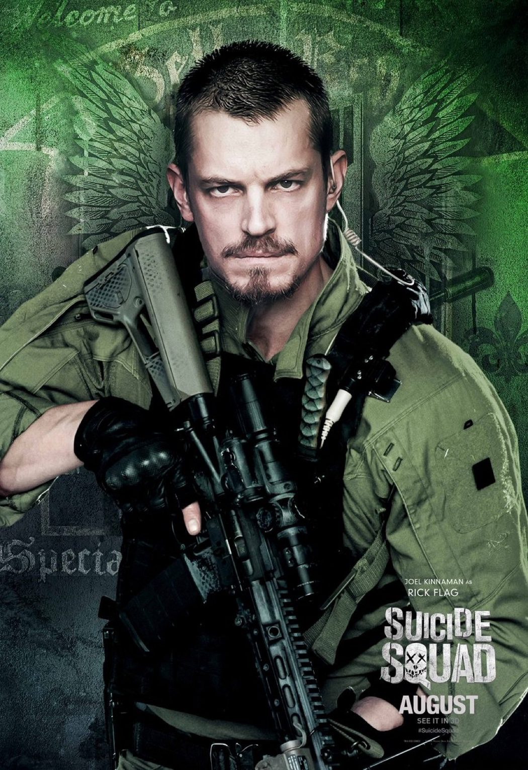 Joel Kinnaman es Rick Flag