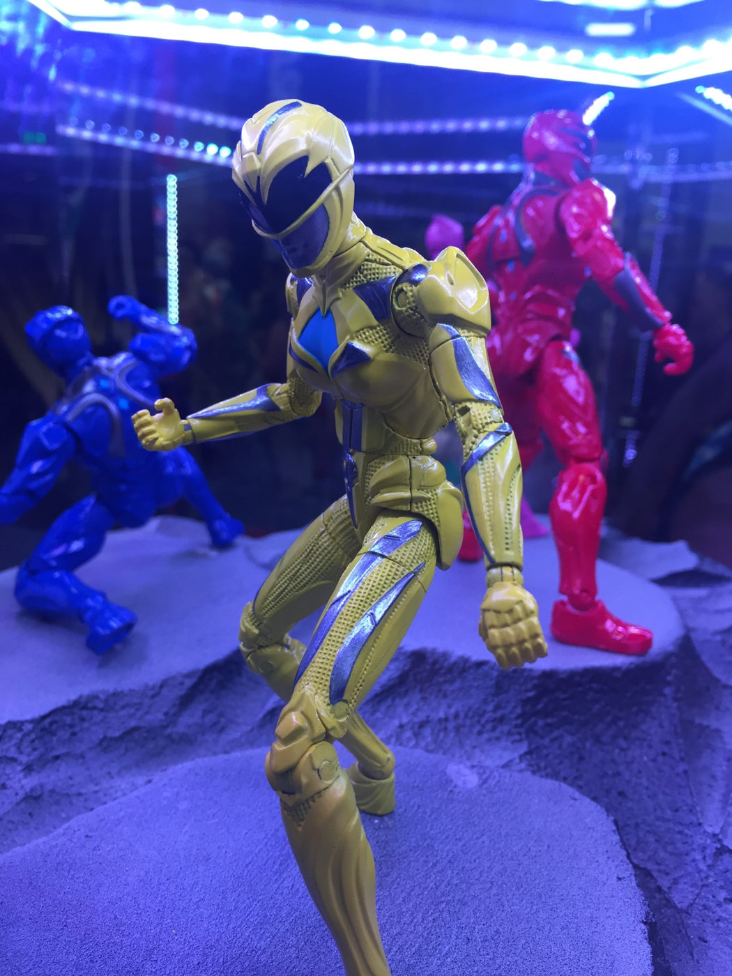 Figura de acción del ranger amarillo