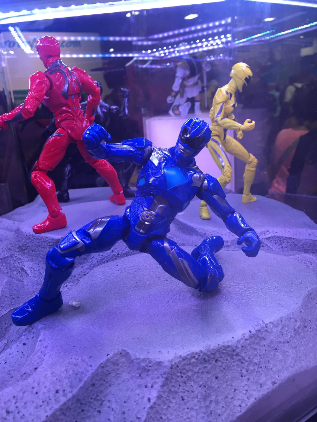 Figura de acción del ranger azul