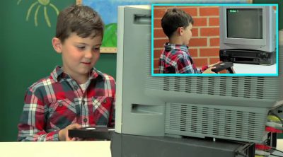 Los niños reaccionan al VHS