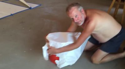 Daniel Stern encuentra una araña en su casa