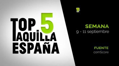 Top 5 Taquilla España 9-11 de septiembre