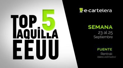 Top 5 Taquilla Estados Unidos del 23 al 25 de septiembre