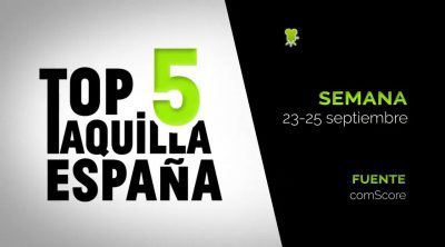 Top 5 Taquilla España (23-25 septiembre 2016)