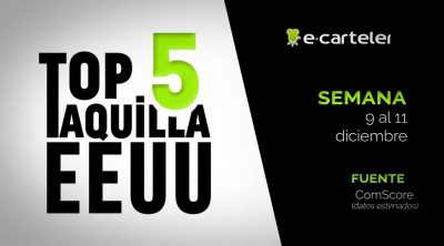 Top 5 Taquilla Estados Unidos del 9 al 11 de diciembre 2016