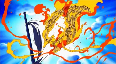 'One Piece' Quema de la bandera del Gobierno