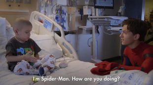 Tom Holland, 'Spider-Man: Homecoming' visita un hospital infantil