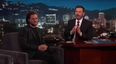 Kit Harington en 'Jimmy Kimmel Live'