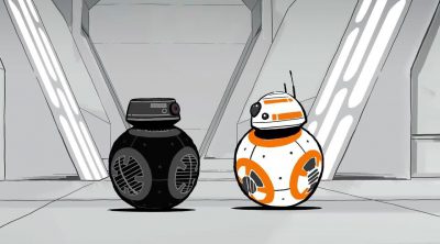BB-8 conoce a BB-9E 'Star Wars'