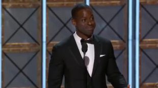 La música obliga a Sterling K. Brown a finalizar su discurso de aceptación en los Emmy