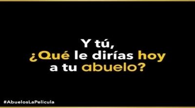 Pieza para los abuelos 'Abuelos, nunca es tarde para emprender'