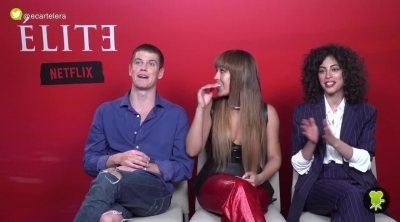 Entrevista a Miguel Bernadeau, Danna Paola y Mina El Hammani ('Élite')