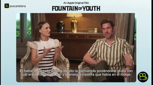 John Krasinski ('La fuente de la eterna juventud') sobre Natalie Portman: "Es raro encontrar a una compañera tan buena"