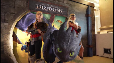Vídeo de la exposición inmersiva de 'Cómo entrenar a tu dragón'