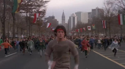Escena de las escaleras de 'Rocky'