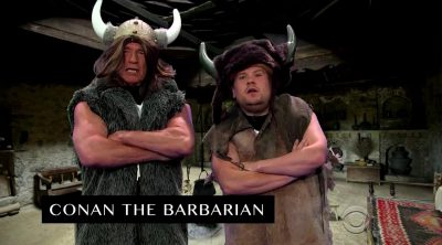Arnold Schwarzenegger en 'The Late Late Show'