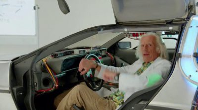 Doc Brown llega al 21 de octubre de 2015