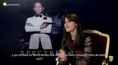Monica Bellucci: "Convertirme en parte de la tradición de 'chica Bond' fue precioso"