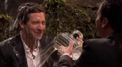 Guerra de agua entre Jimmy Fallon y Jake Gyllenhaal