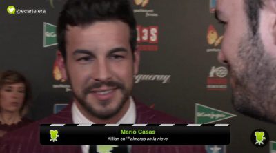 Mario Casas en la premiere de 'Palmeras en la nieve'