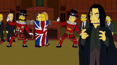 Alan Rickman en 'Los Simpson'