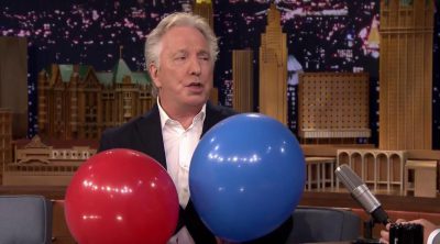 Alan Rickman y su voz tras respirar helio
