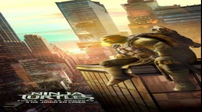 Póster animado 'Ninja Turtles: Fuera de las sombras', Michelangelo