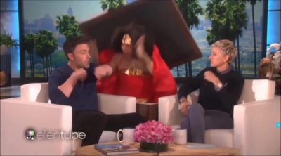 El susto de Ben Affleck en el programa de Ellen DeGeneres
